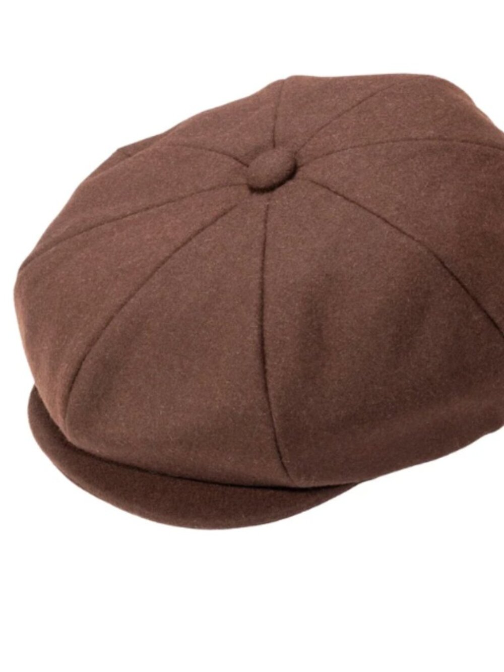 BROWN Men's Classic 8 Classic 8-Panel Newsboy Cap - BY MONTIQUE H-98